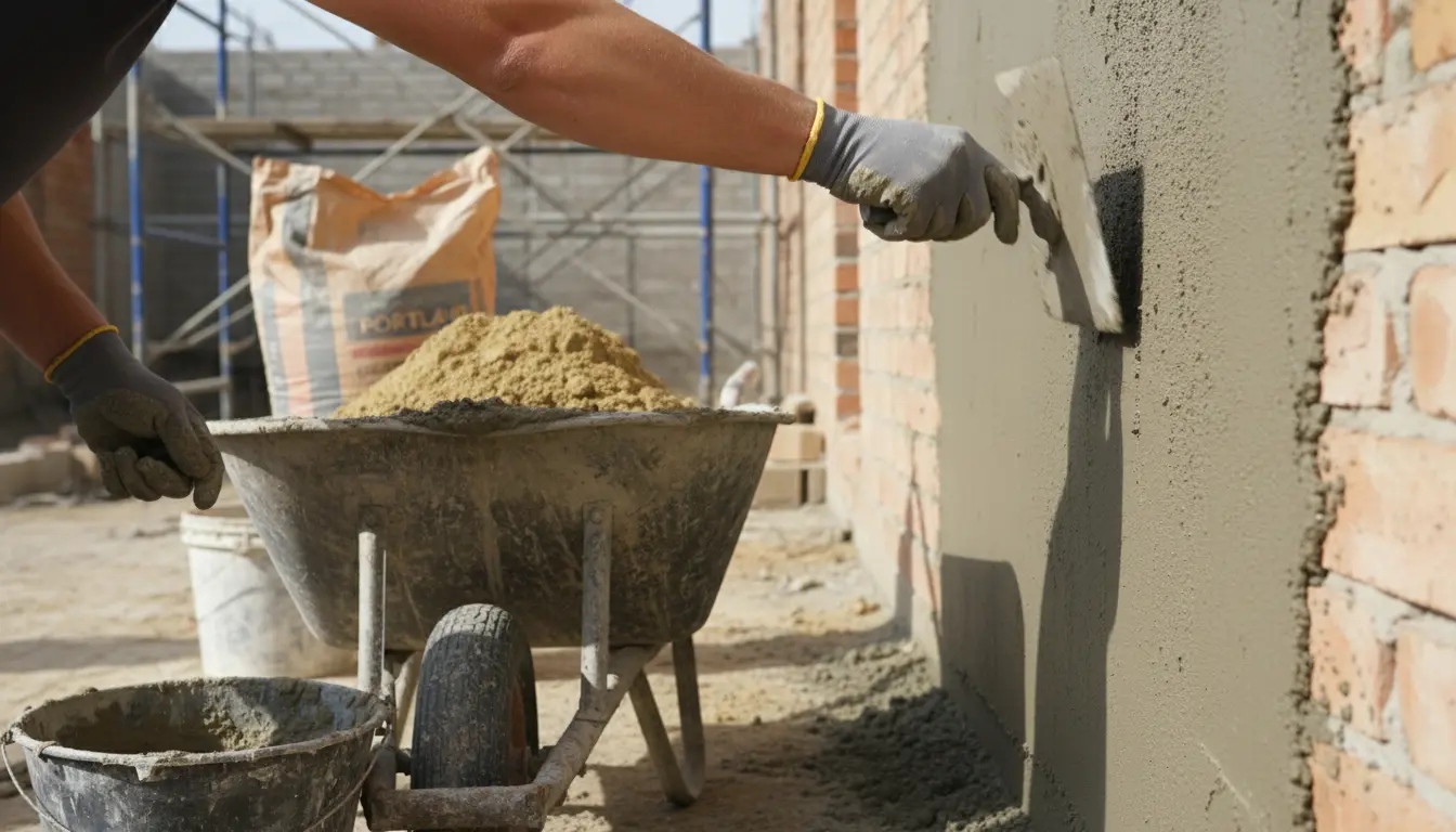 stucen met cement verhouding