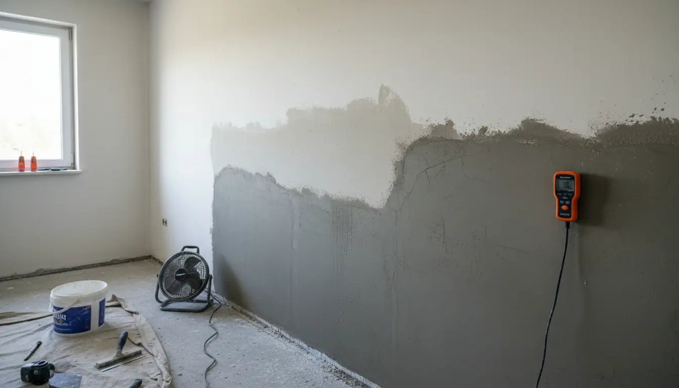 hoe lang moet stucwerk drogen